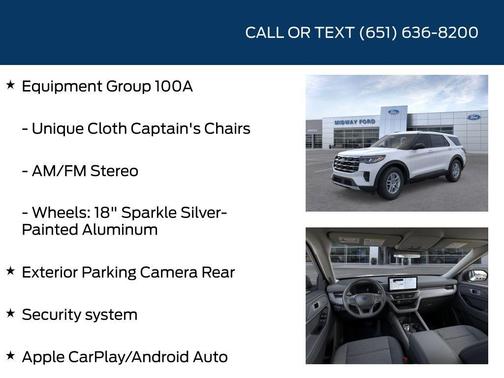 White 2026 Ford Explorer Active