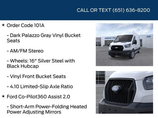 Oxford White 2026 Ford Transit-250 Base