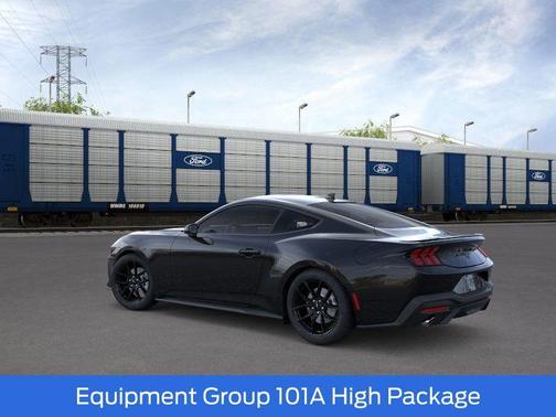 Shadow Black 2026 Ford Mustang EcoBoost