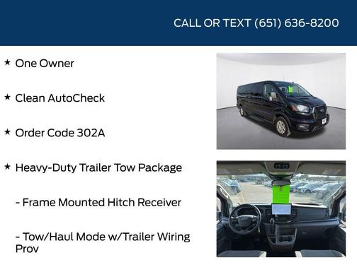 Black Metallic 2024 Ford Transit-350 XLT