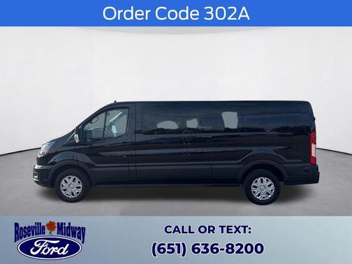 Black Metallic 2024 Ford Transit-350 XLT