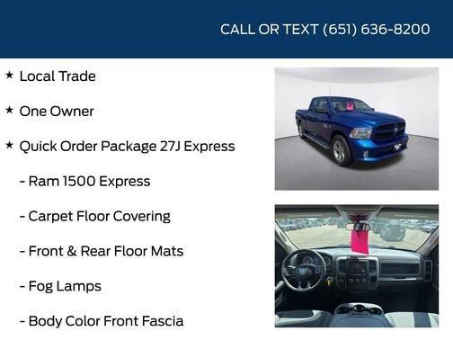 Blue Streak Pearlcoat 2017 RAM 1500 Express
