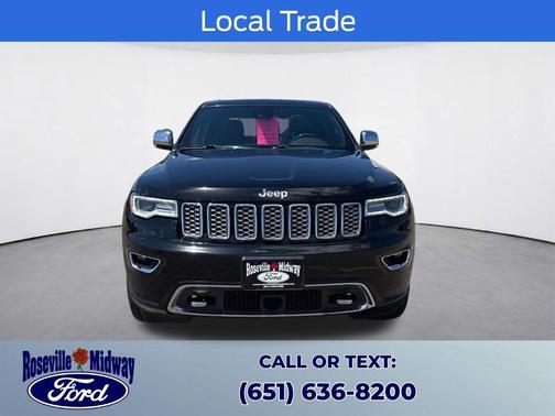 Diamond Black 2017 Jeep Grand Cherokee Overland