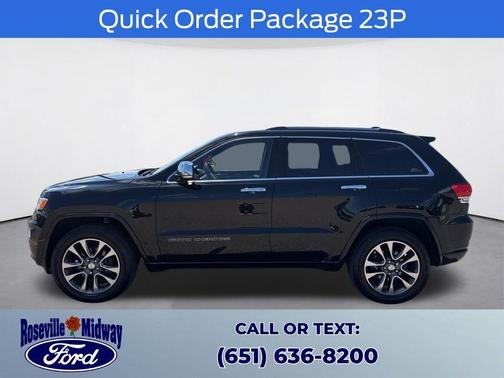 Diamond Black 2017 Jeep Grand Cherokee Overland