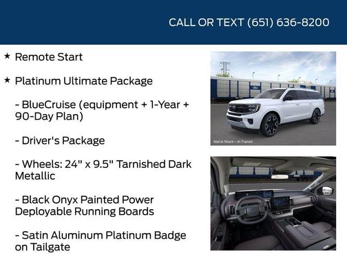 Star White 2026 Ford Expedition Max Platinum