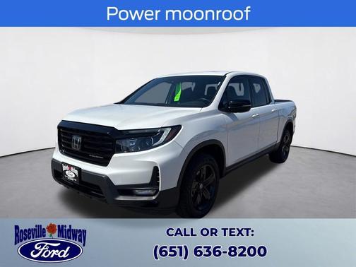 White 2023 Honda Ridgeline Black Edition