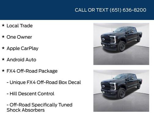 Black Metallic 2025 Ford F-350 Platinum