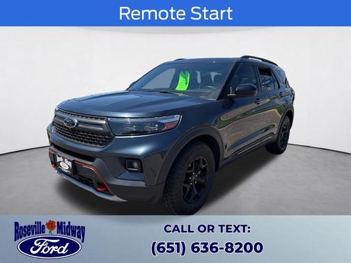 Stone Blue Metallic 2023 Ford Explorer Timberline