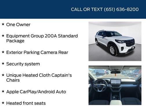 Oxford White 2025 Ford Explorer Active