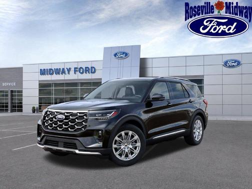 Agate Black Metallic 2027 Ford Explorer Platinum