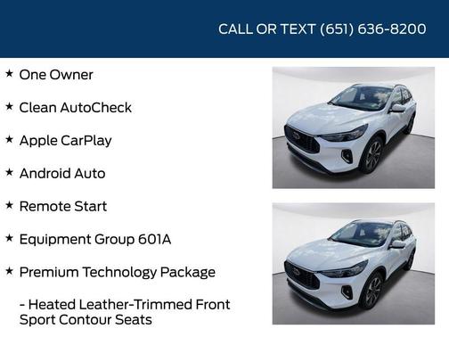 Star White 2023 Ford Escape Platinum