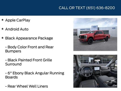 Ruby Red Metallic Tinted Clearcoat 2026 Ford F-350 Lariat Super Duty