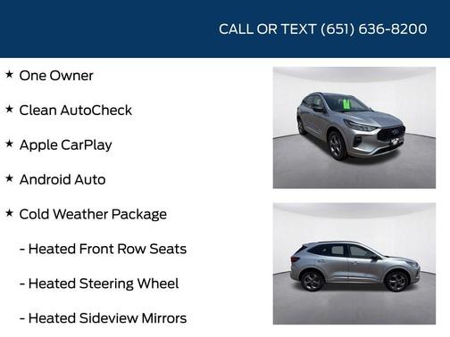 Silver Metallic 2024 Ford Escape ST-Line