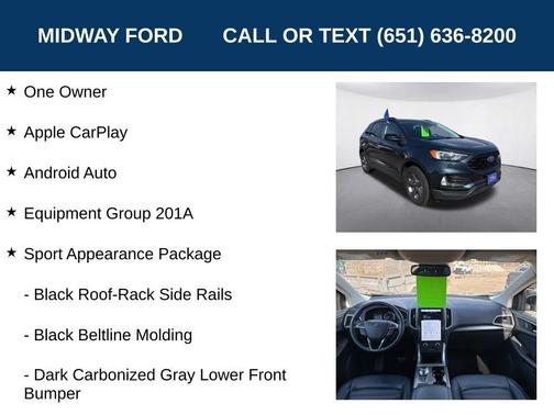 Blue Metallic 2023 Ford Edge SEL
