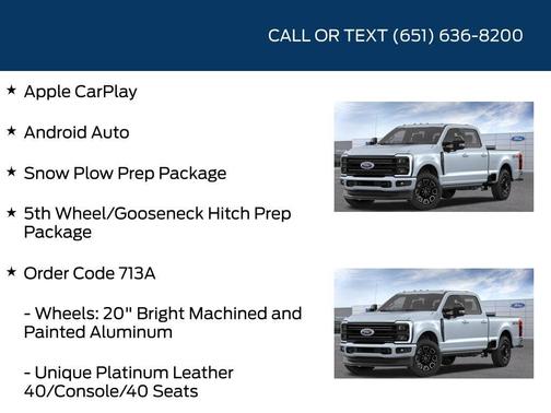 Glacier Gray Metallic 2026 Ford F-350 Platinum
