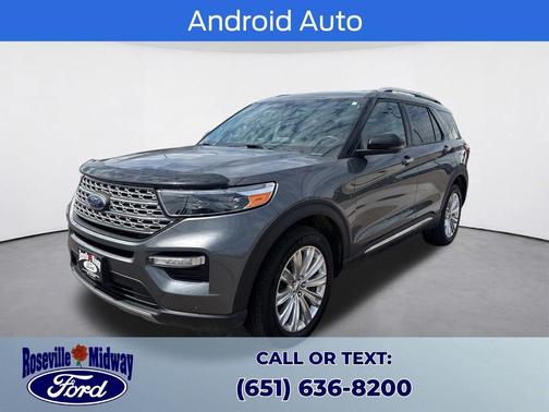 Gray Metallic 2023 Ford Explorer Limited