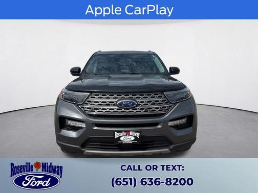 Gray Metallic 2023 Ford Explorer Limited