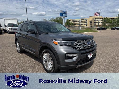 Gray Metallic 2023 Ford Explorer Limited