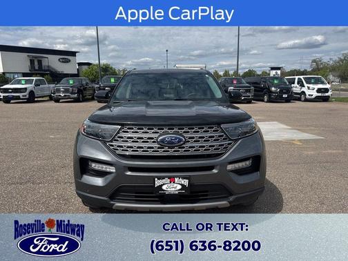 Gray Metallic 2023 Ford Explorer Limited
