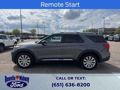 Gray Metallic 2023 Ford Explorer Limited