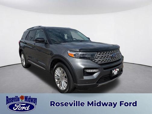 Gray Metallic 2023 Ford Explorer Limited