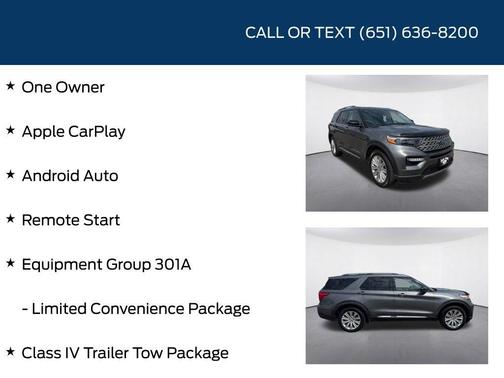 Gray Metallic 2023 Ford Explorer Limited