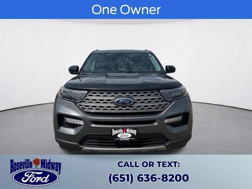 Gray Metallic 2023 Ford Explorer Limited