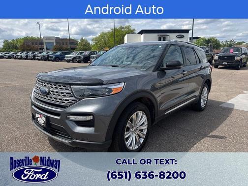 Gray Metallic 2023 Ford Explorer Limited