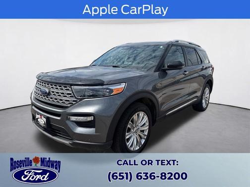 Gray Metallic 2023 Ford Explorer Limited