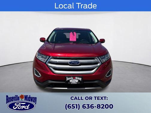 Ruby Red Metallic 2018 Ford Edge SEL