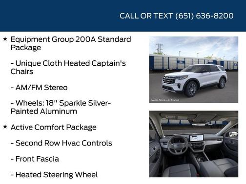 Space White Metallic 2026 Ford Explorer Active