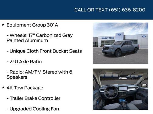 Azure Gray Metallic 2026 Ford Maverick XLT