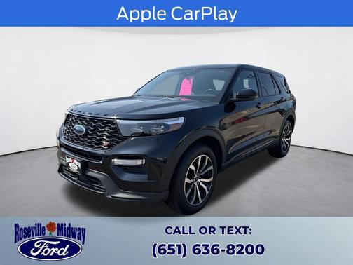Black Metallic 2021 Ford Explorer ST