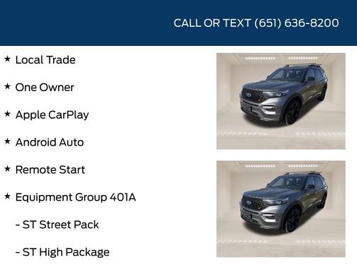 Gray Metallic 2022 Ford Explorer ST
