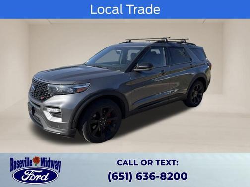 Gray Metallic 2022 Ford Explorer ST