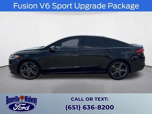 Shadow Black 2018 Ford Fusion Sport