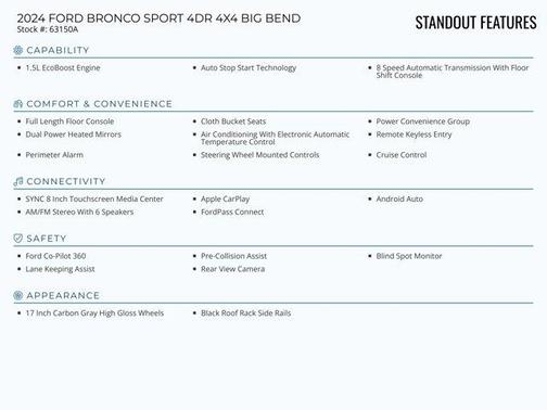 2024 Ford Bronco Sport Big Bend