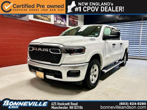 Bright White Clearcoat 2025 RAM 1500 Big Horn
