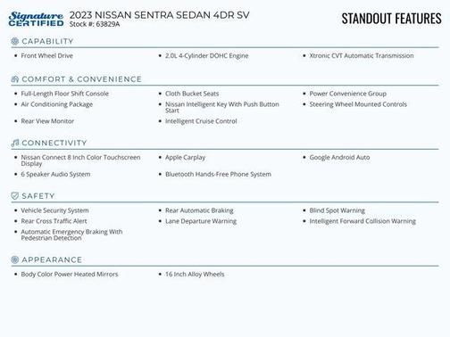 2023 Nissan Sentra SV