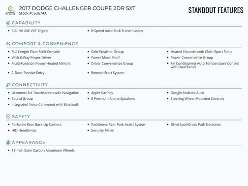 2017 Dodge Challenger SXT