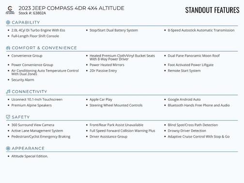 2023 Jeep Compass Altitude