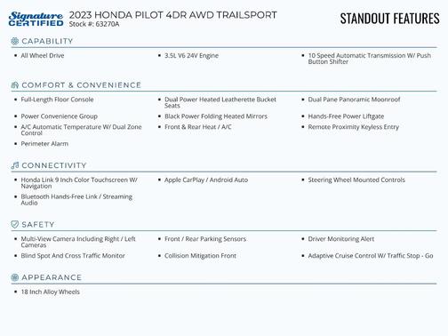 2023 Honda Pilot TrailSport