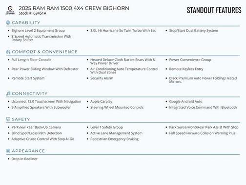 2025 RAM 1500 Big Horn