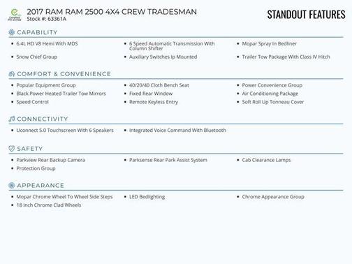 2017 RAM 2500 Tradesman