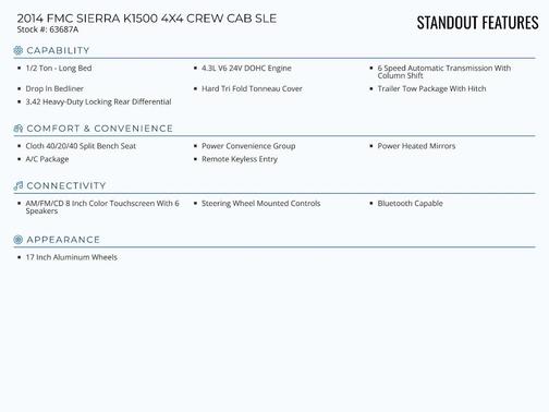 2014 GMC Sierra 1500 SLE