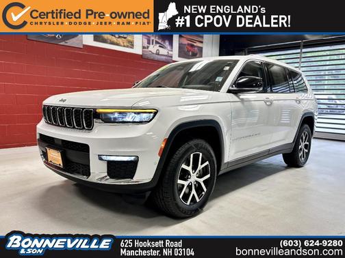 Bright White Clearcoat 2023 Jeep Grand Cherokee L Limited