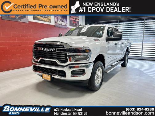 Bright White Clearcoat 2025 RAM 2500 Big Horn