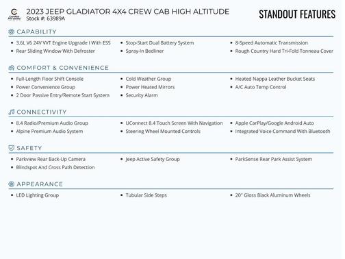 2023 Jeep Gladiator Overland