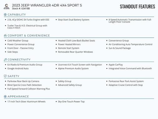 2023 Jeep Wrangler Sport