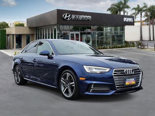 Blue Metallic 2018 Audi A4 2.0T Premium Plus